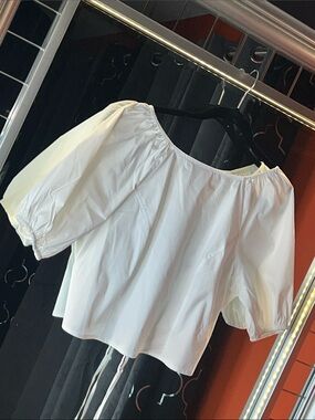 🤍 NY&CO Lace Up Corset Back Crop Top Size L 🤍